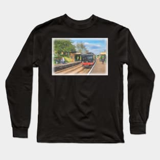 The Train Now Arriving at Platform 2 Long Sleeve T-Shirt